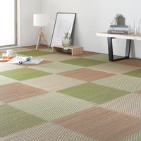 い草 ラグ カーペット 抗菌防臭 【江戸間】 ブラウン 江戸間3畳(約174×261cm) 裏貼りなし