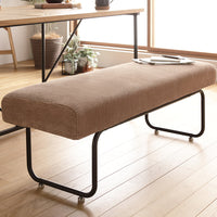 古材風ヴィンテージ ソファダイニング ベンチ ブラウン