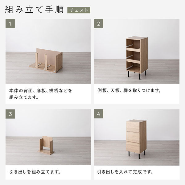 組み立て手順(チェスト)