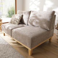 アームレスソファ 『REAGLE リーグル』 2人掛けソファ 単品 グレージュ