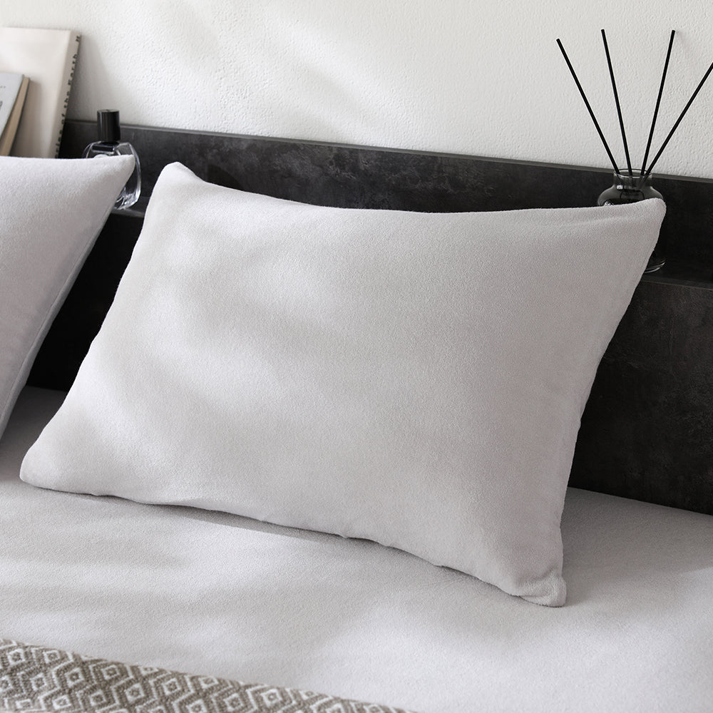 のびのび枕カバー 単品 素材(ふっくらタオル) 『Palmoa パルモア』 ライトグレー