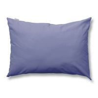 綿100% 天然シルク成分配合 国産寝具 ピローケース 単品 グレーブルー×ラベンダーサックス