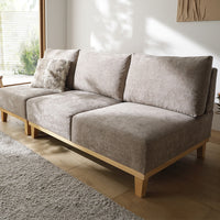 アームレスソファ 『REAGLE リーグル』 3人掛けソファ 単品 グレージュ