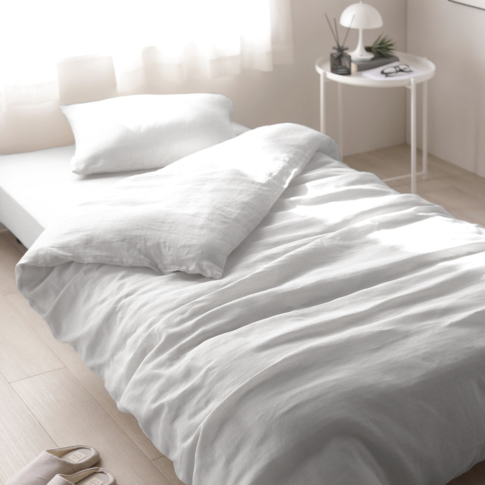 ふんわり ダブルガーゼ 抗菌防臭加工 綿100% マットレス用3点セット シングル・グレー