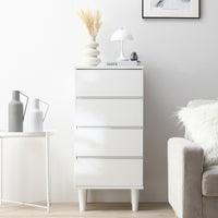 脚付き 木製チェスト 『CITRUS シトラス』 45cm幅 ホワイト