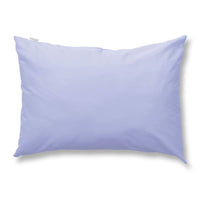 綿100% 天然シルク成分配合 国産寝具 ピローケース 単品 サックス×ペールブルー