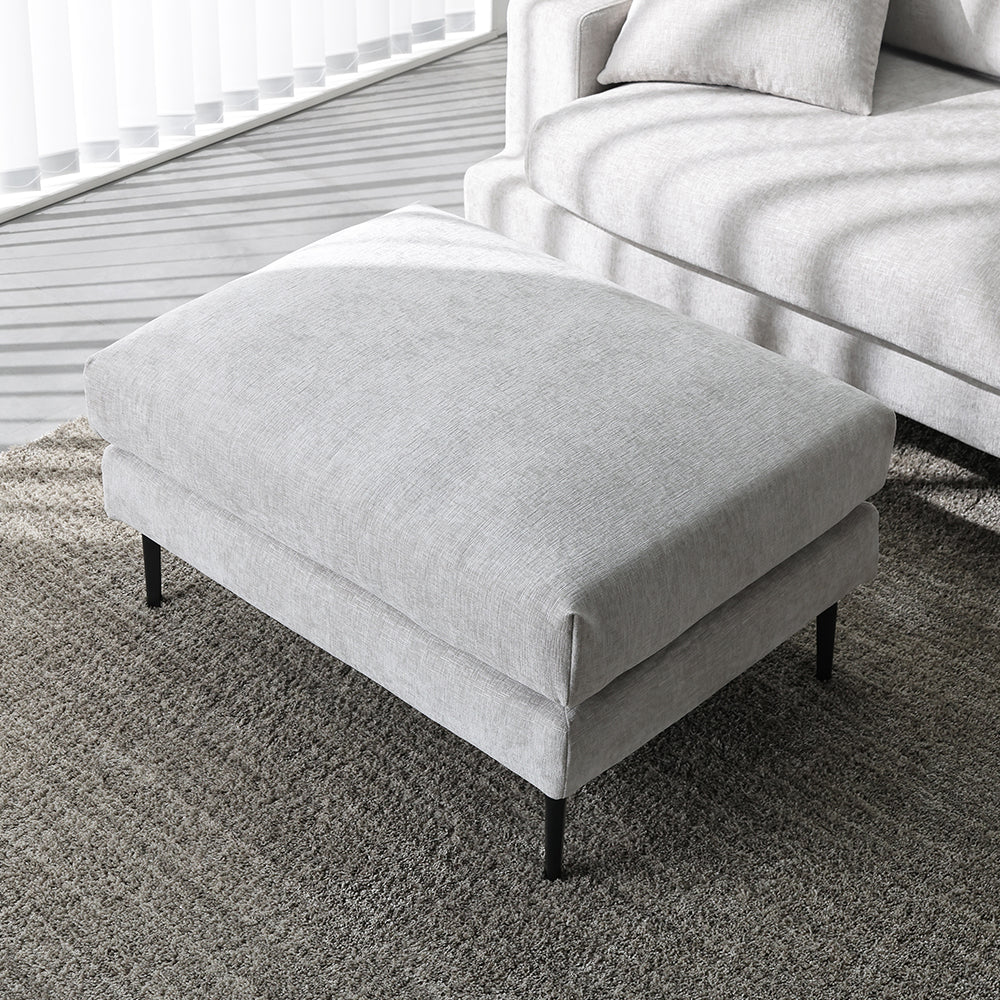 デザインソファ 『Wistiq ウィスティック』 オットマン単品 グレージュ