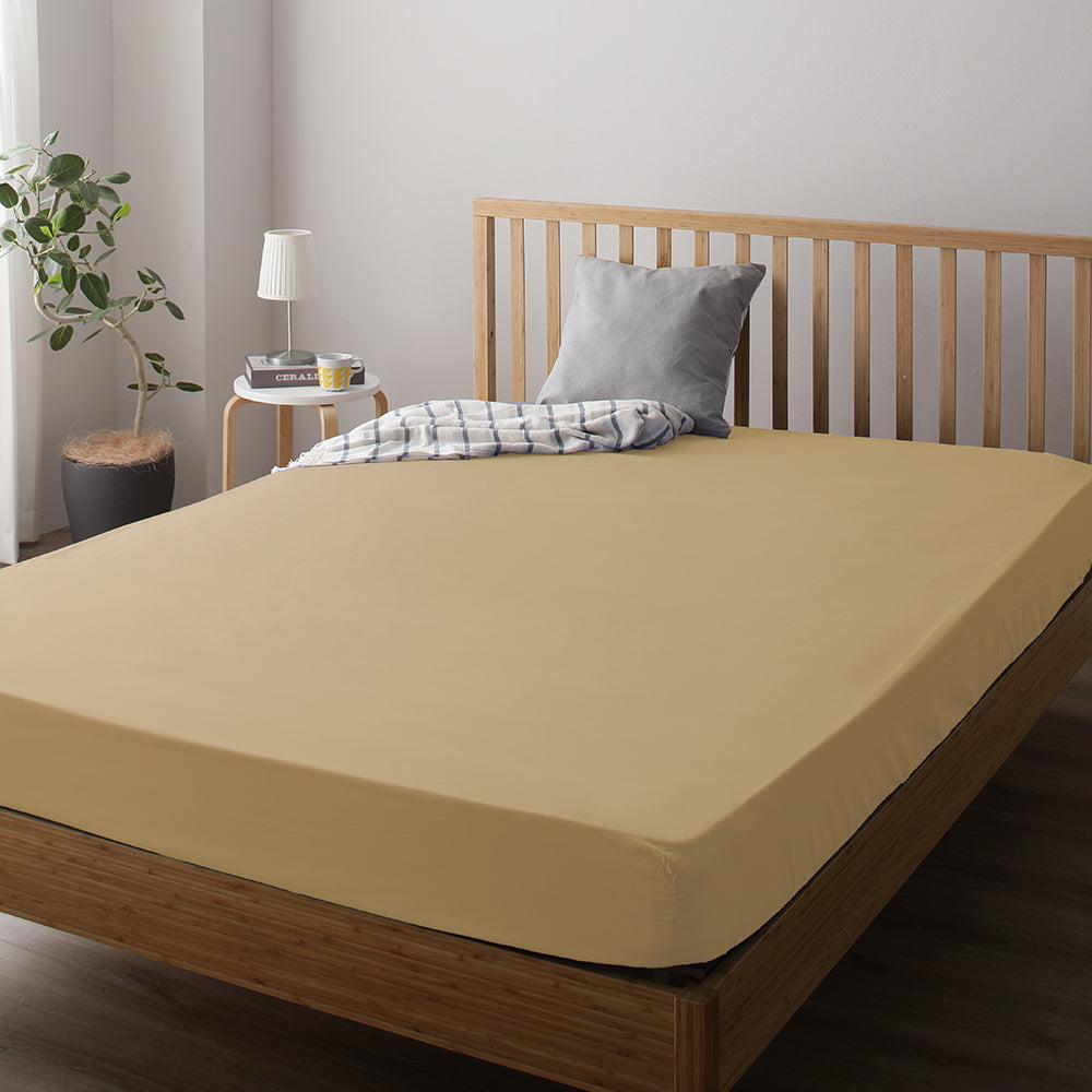 ボックスシーツ・ライトブラウン