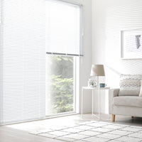 日本製 遮熱 アルミブラインド 無地 幅100cm (カーテンレール対応可) スノーホワイト