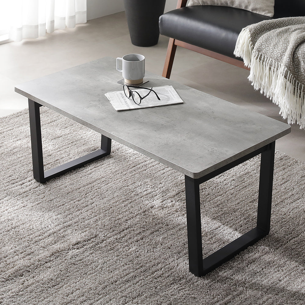 【アウトレット・訳あり】折りたたみローテーブル『TILKA ティルカ』 ストーングレー