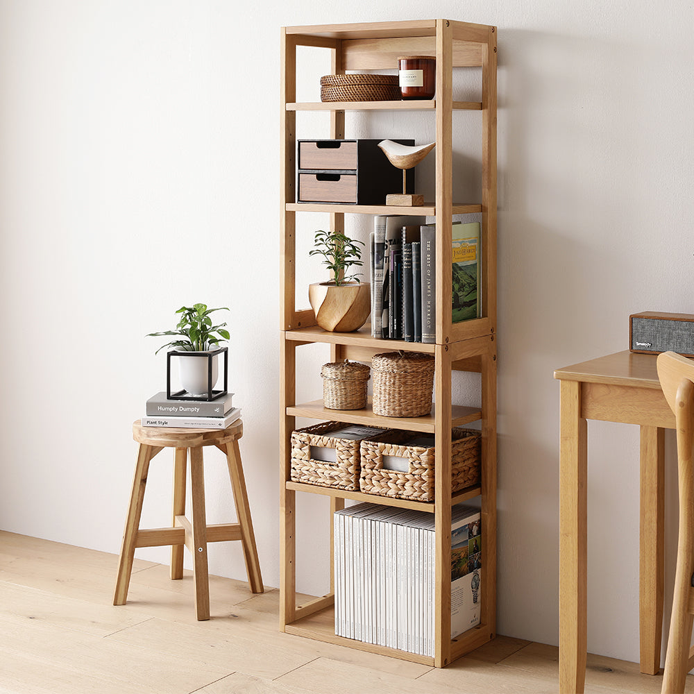 組み替えできる 天然木ラック 『Keiju ケイユ』 分割仕様 ナチュラル