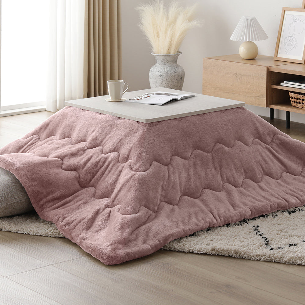 正方形(約60×60cm):ホワイトウォッシュ/ナチュラル・ピンク