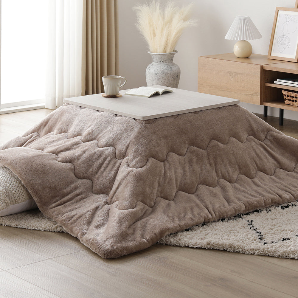 正方形(約60×60cm):ホワイトウォッシュ/ナチュラル・ベージュ