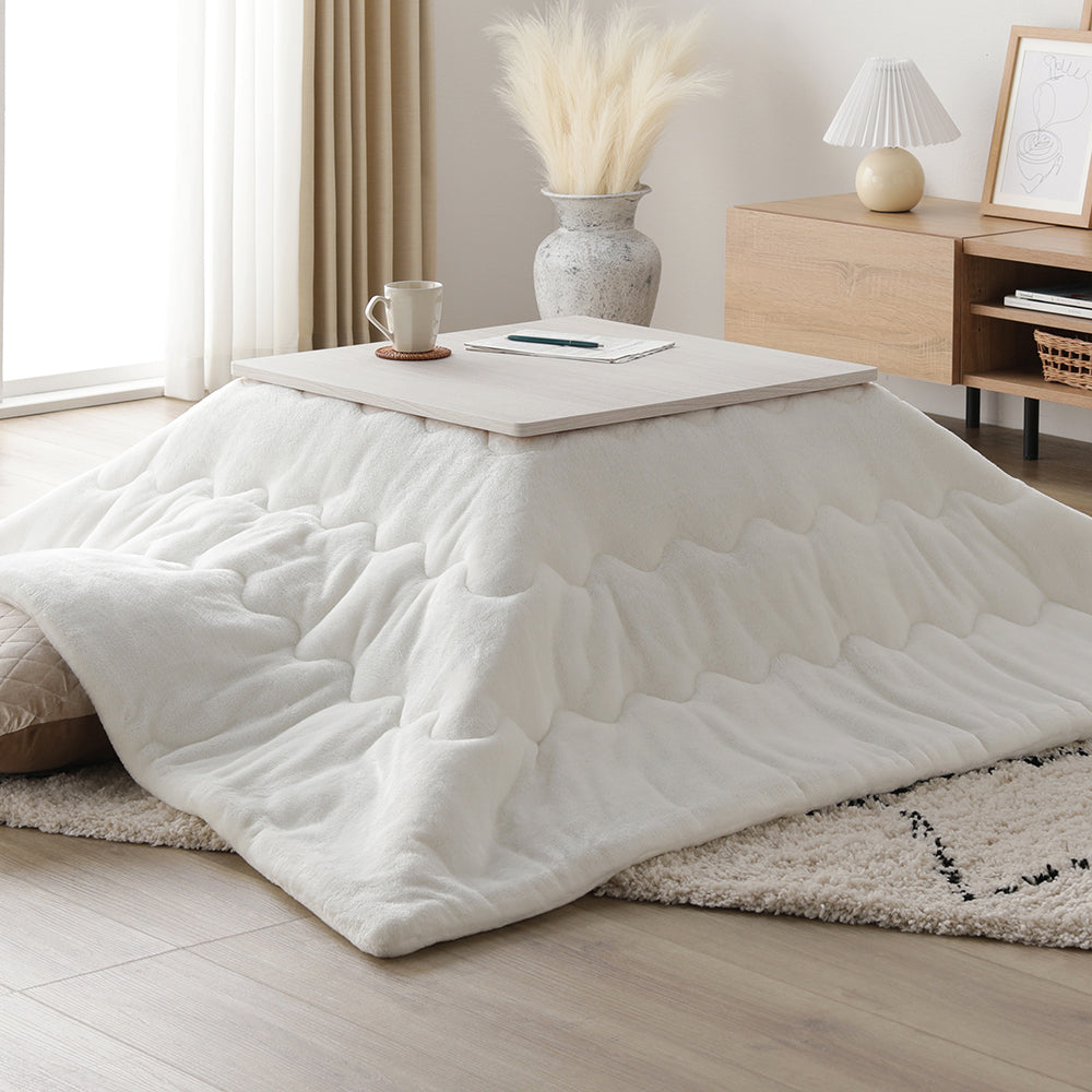 正方形(約60×60cm):ホワイトウォッシュ/ナチュラル・ホワイト