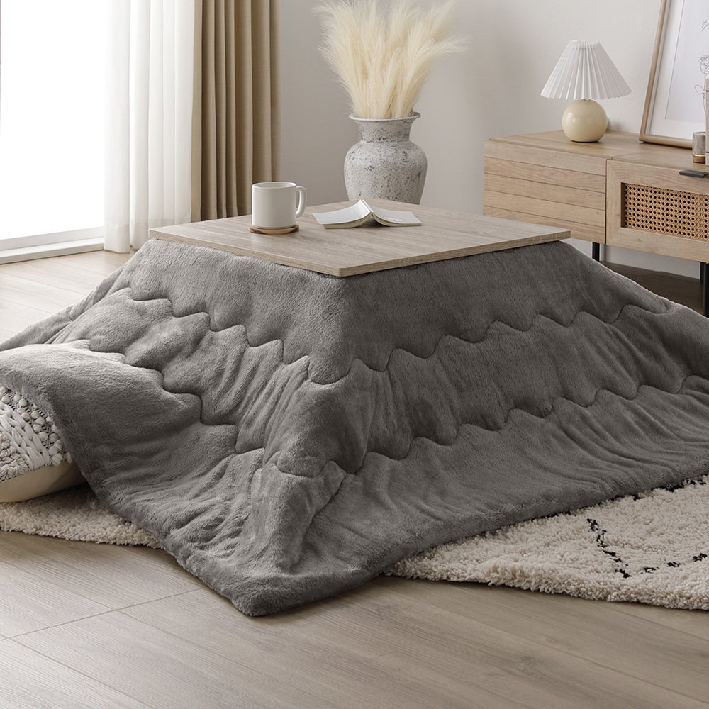 正方形(約60×60cm):グレージュ/ウォールナット・グレー