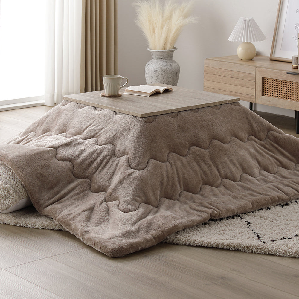 正方形(約60×60cm):グレージュ/ウォールナット・ベージュ