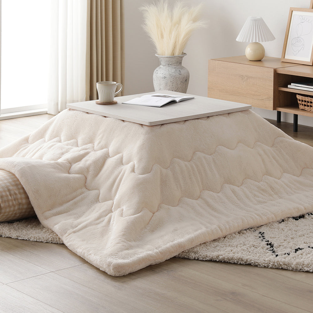 正方形(約60×60cm):ホワイトウォッシュ/ナチュラル・アイボリー