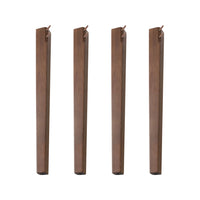 【専用脚単品】 オーバルエクステンションテーブル 『Elden エルデン』 高さ72.5cm ブラウン