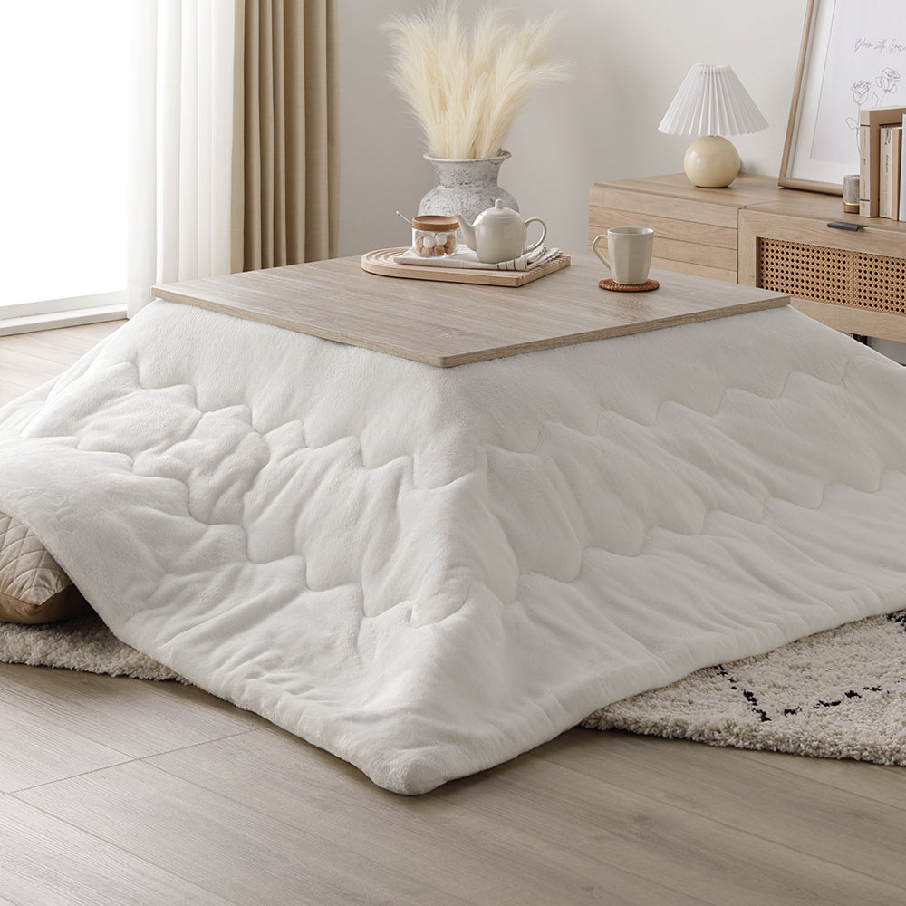 正方形(約75×75cm):グレージュ/ウォールナット・ホワイト