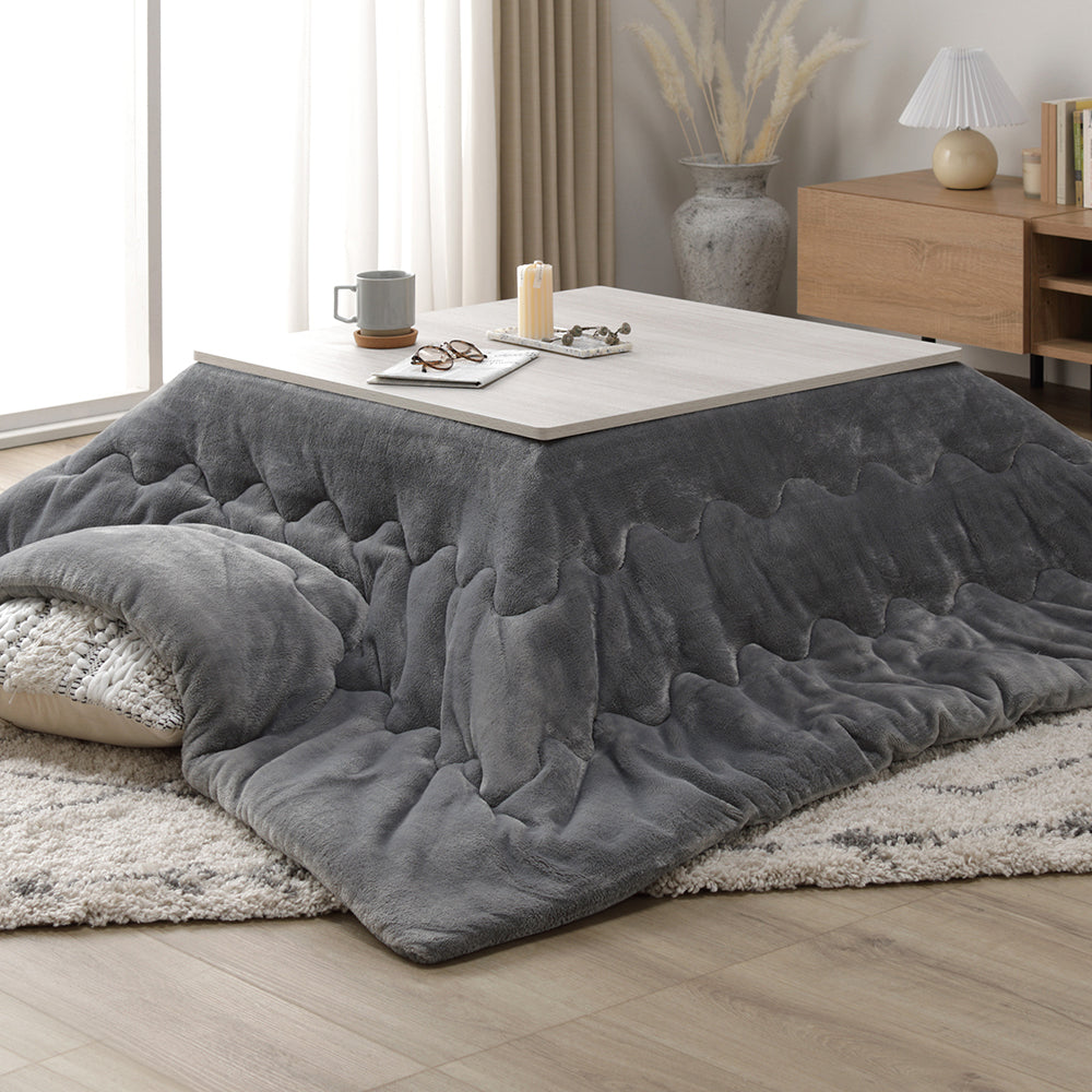 正方形(約75×75cm):ホワイトウォッシュ/ナチュラル・グレー