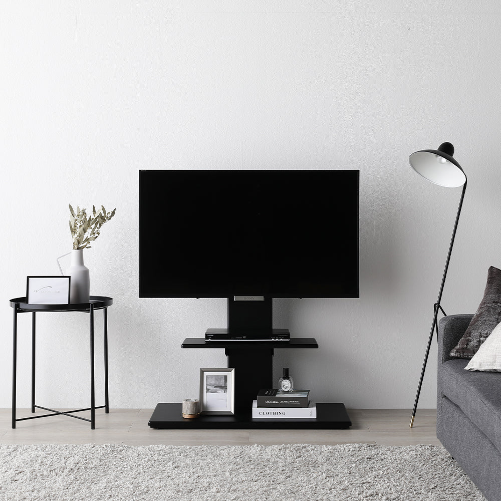 テレビスタンド・ロータイプ・ブラック