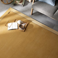 コーデュロイ調フランネル バイカラーシリーズ ラグ こたつ敷布団 180×240cm イエロー