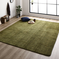 サンゴマイヤー素材 こたつ敷き布団 200×250cm グリーン