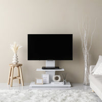 テレビスタンド 『Fliyga フリーガ』 左右首振りタイプ ロータイプ ホワイト 32~65型対応 震度7試験クリア