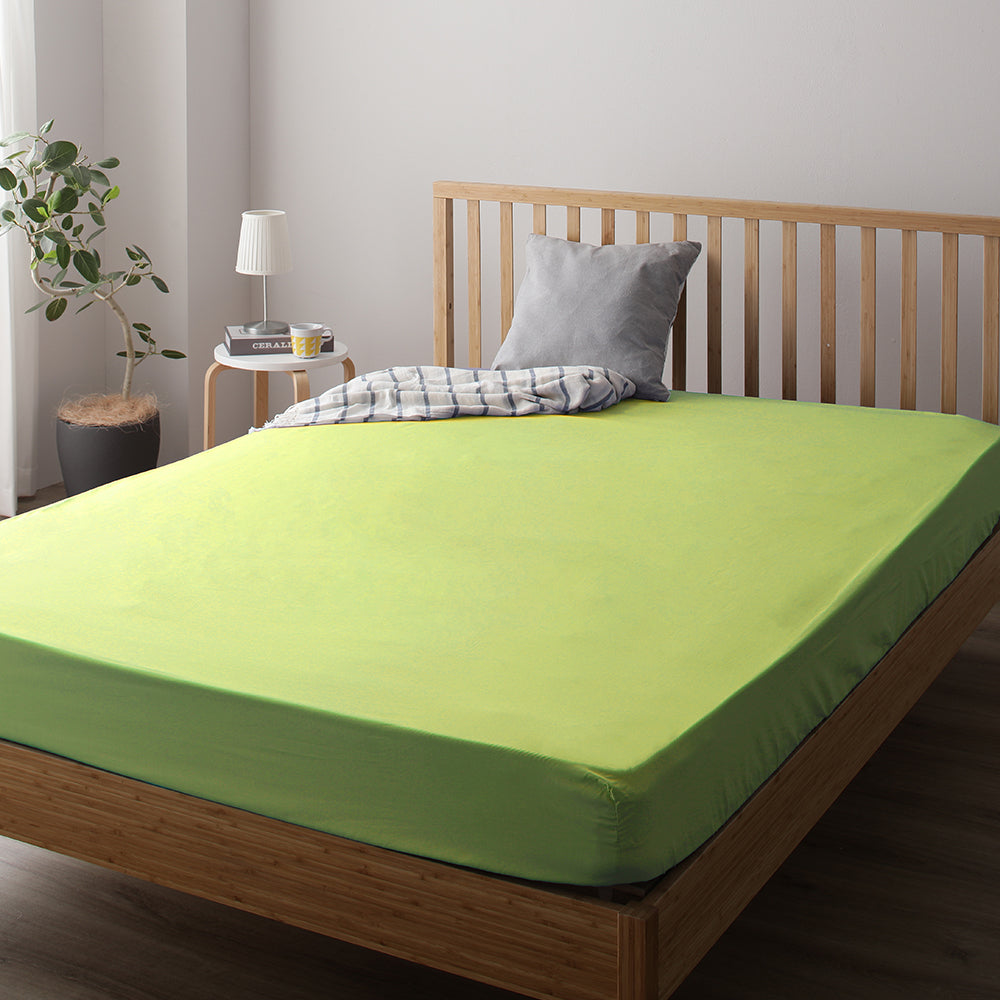 ボックスシーツ・ライムグリーン