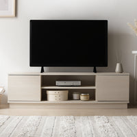 扉付きテレビボード 『Velsta ヴェルスタ』 木目ホワイト