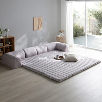 くつろぎフロアソファ 『ROLIG ローリグ』 大サイズ Aタイプ(クッションU型)