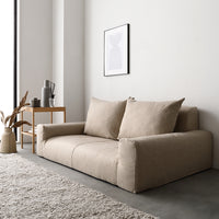 日本製 フロアこたつソファ(2人掛け) ベージュ