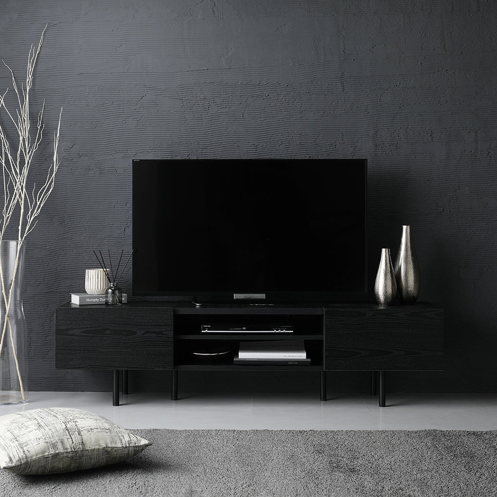 ワイドテレビボード 150cm幅 ブラック