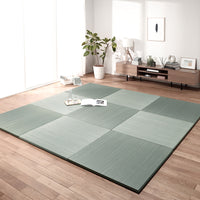 い草100% ユニット畳 置き畳【単色】【12枚セット】ブルー