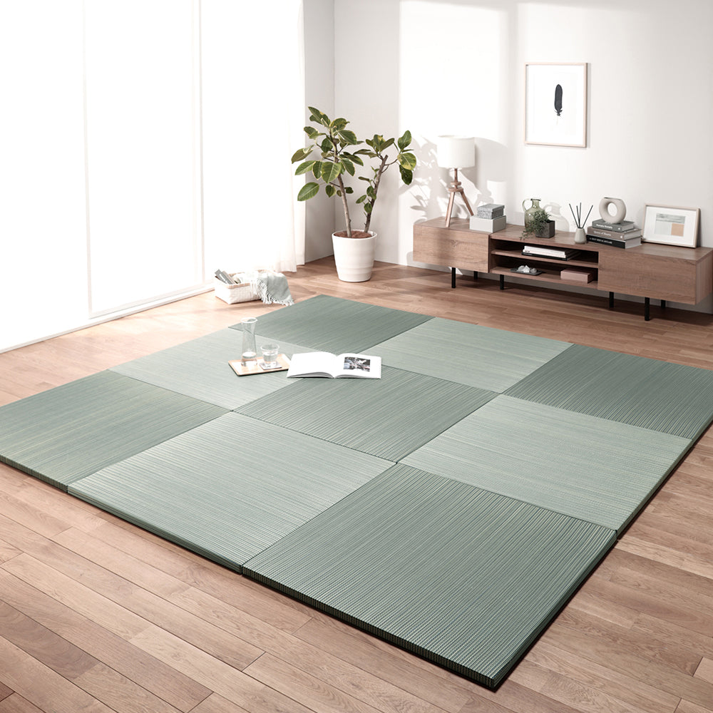 い草100% ユニット畳 置き畳【6枚セット】ブルー