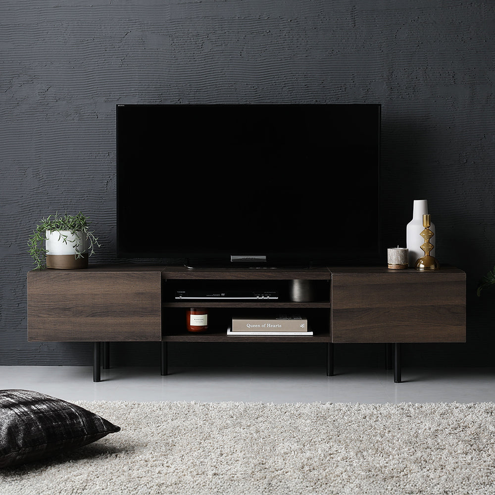 ワイドテレビボード 150cm幅 ブラウン
