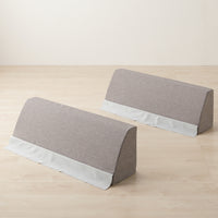 厚さが選べる 極厚 ラグ 『Nolphi ノルフィ』 用 背クッション 単品 I字タイプ グレー