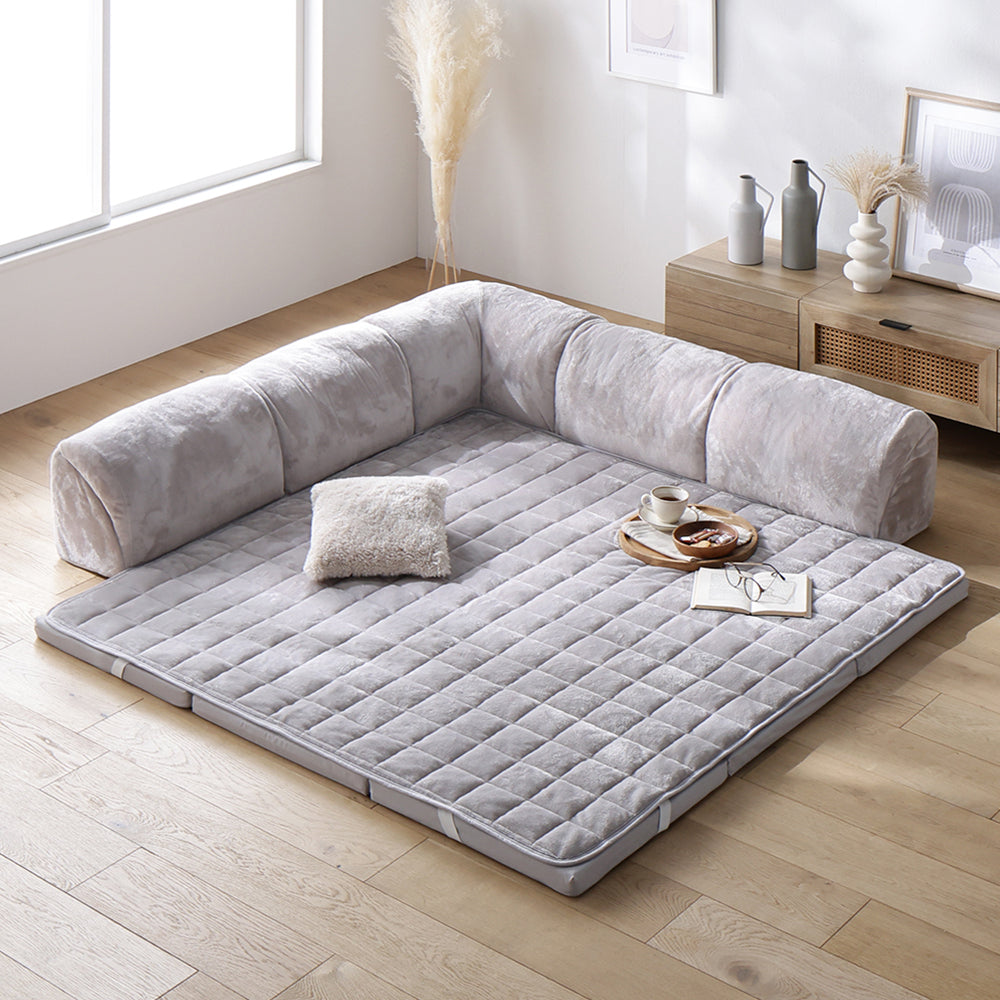 小サイズ Bタイプ(クッションL型) フランネルグレージュ