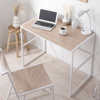 アイアンシリーズ デスク単品(幅90cm)『Rectico レクティコ』ナチュラル