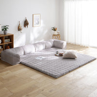 くつろぎフロアソファ 『toromofu トロモフ』 大サイズ Aタイプ(クッションU型)