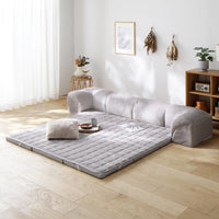 くつろぎフロアソファ 『toromofu トロモフ』 小サイズ Aタイプ(クッションU型)