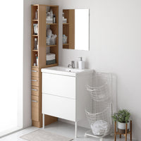 すきま 収納ラック 幅15cm ナチュラル