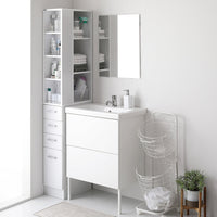 すきま 収納ラック 幅25cm ホワイト