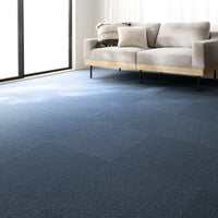 日本製 洗えるタイルカーペット 防ダニ 防音 うみ