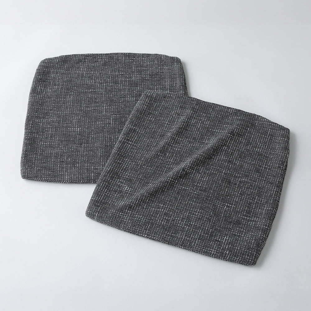 コーナーカウチソファ 『NAXAM ナザム』カバー単品 ミックスグレー