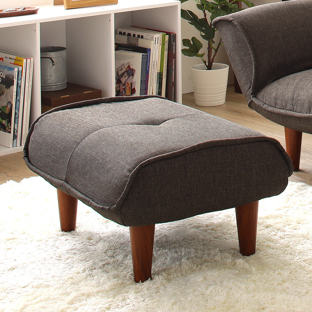 オットマン単品:ダリアン生地 ブラウン