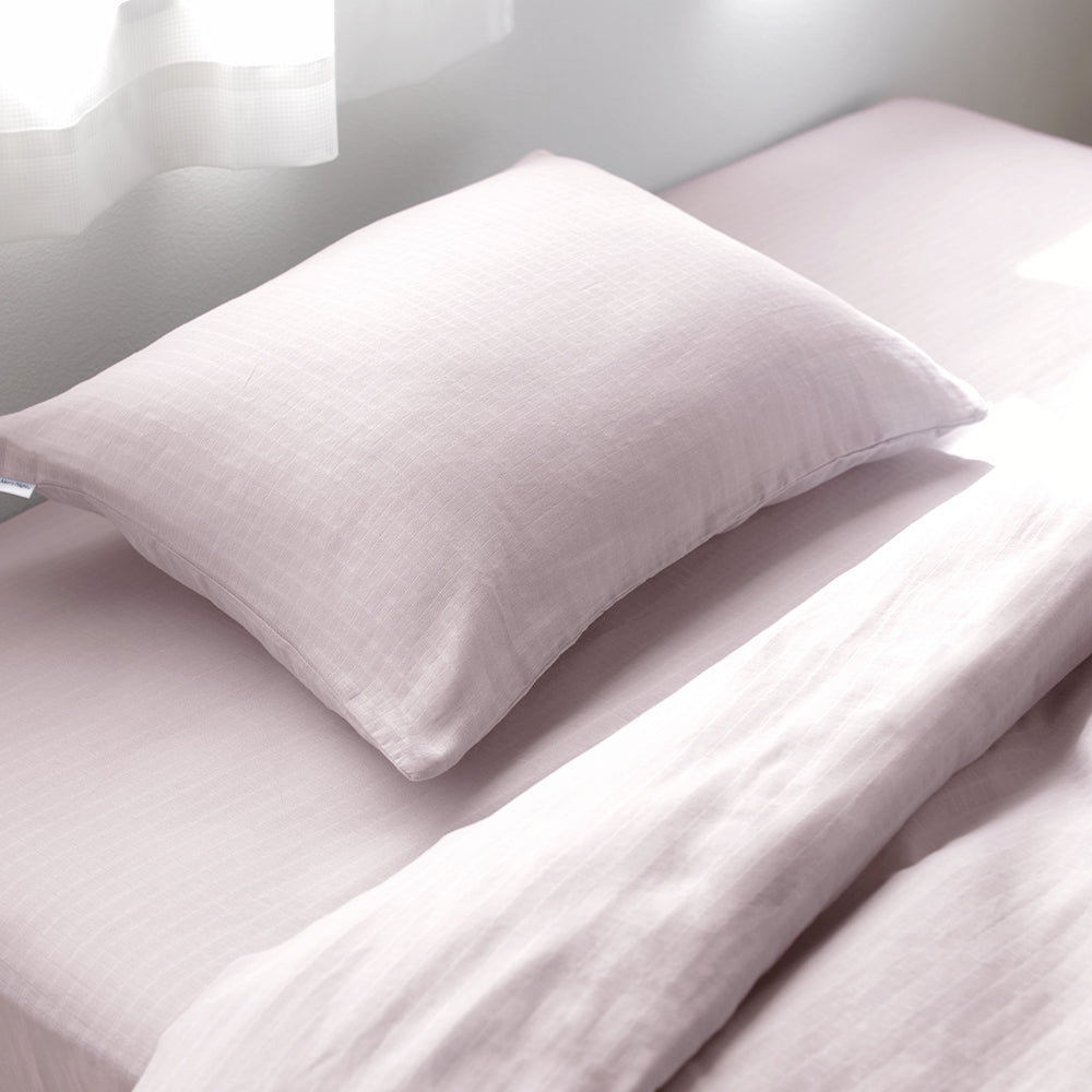 ふんわり ダブルガーゼ 抗菌防臭加工 綿100% 枕カバー 単品・ラベンダー