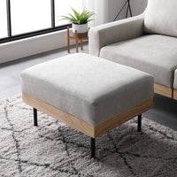 インテリアソファ 『SMUK スムク』 オットマン単品 アイボリー