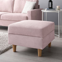 オットマン 洗える着替えソファ『&NAME アンドネーム』ミスティピンク