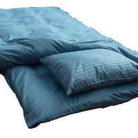 ホテルタイプ シーツセット 布団用 ブルーグリーン